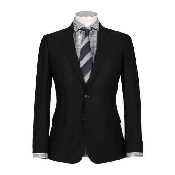 Bond Black Textured Suit