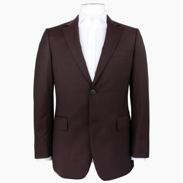 Bond Burgundy Twill Suit
