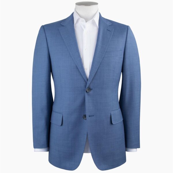 Bond Pale Blue Sharkskin Suit