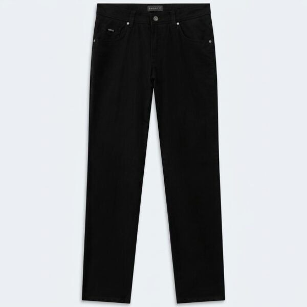 Bugatti Black 5-Pocket Chino