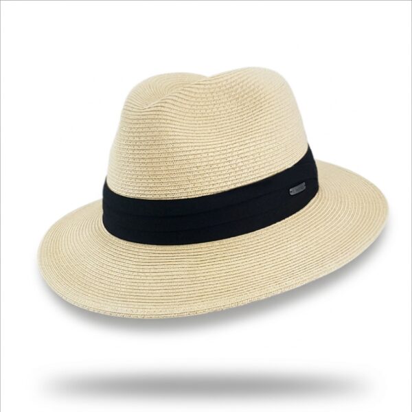 Stanton Panama Style Fedora - Natural