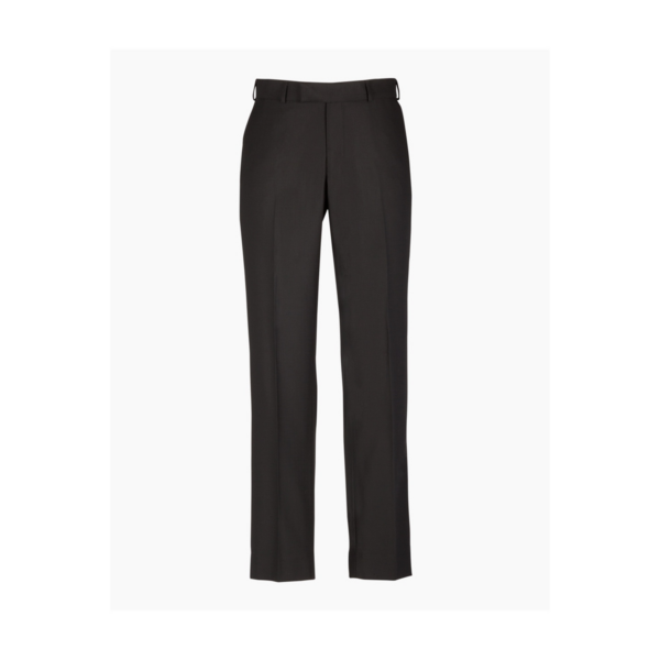 Black Textured Trouser